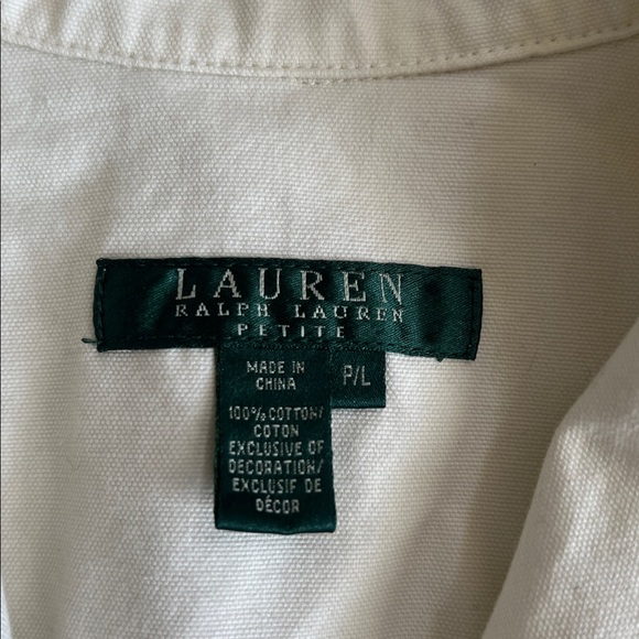 Lauren Ralph Lauren Western Embroidered Cotton Jacket – Petite Large - Picture 2 of 8